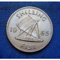 Фиджи Британская колония шиллинг 1965