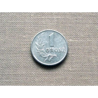 Польша 1 грош 1949 Алюминий