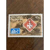 Гренада и Гренадины 1975. 14-й мировой слёт бойскаутов, Лиллехаммер, Норвегия. Марка из серии