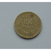 100 песо 1993 года. Колумбия. 20-я.
