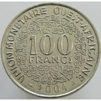 1к Западная Африка 100 франков 2004 ТОРГ уместен  В КАПСУЛЕ распродажа коллекции