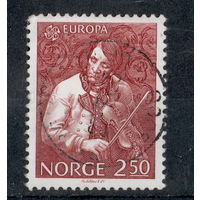 Норвегия 1985 Музыка | Музыкальные инструменты | Музыканты. Скрипач. Mi:NO 926