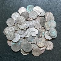 Монеты СЕРЕБРО СОЛИДЫ 1645-1652 год ( 105 шт разные)