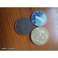 ЮАР 50 центов 2008, Нидерланды 5 центов 1994, Китай 1 2014 -107