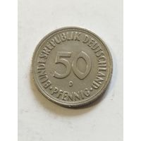 Германия 50 пфенинг 1970 D