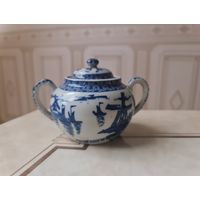 Сахарница Delft, Япония, ветряные мельницы, клеймо, антиквариат