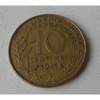 10 сантим Франция 1974 г.в.