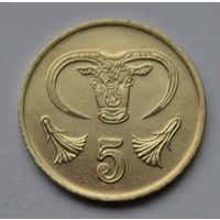 Кипр, 5 центов 1988 г.