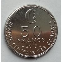 Коморские острова (Комморы) 50 франков 2013 г.