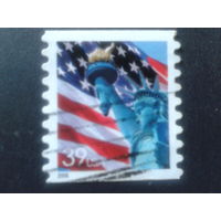 США 2006 стандарт, флаг, статуя Свободы