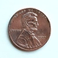 США. 1 цент 2007 г.