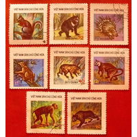 Вьетнам. Животные. ( 8 марок ) 1976 года.