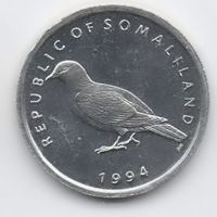 1 шиллинг 1994 Сомалиленд. голубь