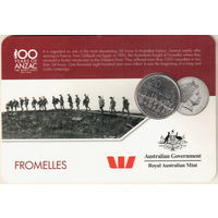 Австралия 20 цент 2016 Битва при Фромелле