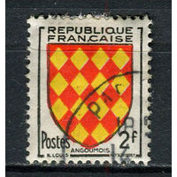 Франция - 1954 - Герб 2Fr - [Mi.1029] - 1 марка. Гашеная.  (Лот 58ES)-T5P17