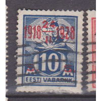 Эстония 1928 год лот 1 кузнец рабочие с НАДПЕЧАТКОЙ