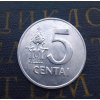 5 центов 1991 Литва #14