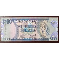 100 долларов 2022 года - Гайана - UNC