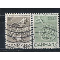 Дания 1979 Предметы исскуства эпохи викингов Подвеска Ключ Полная #688-9
