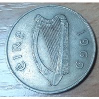 Ирландия 10 пенсов, 1969 (14-17-25)