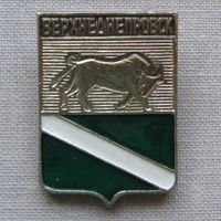 Значок герб города Верхнеднепровск 14-07
