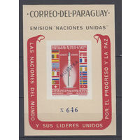 Космос. Сотрудничество. Парагвай. 1964. 1 блок. Michel N бл59 (36,0 е).