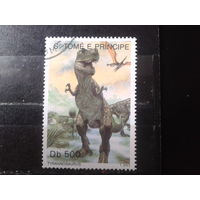 Сан-Томе и Принсипе 1993 Тиранозавр Михель-3,0 евро гаш
