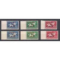 Космос. Гвинея. 1962. 6 марок с надпечатками (полная серия). Michel N 145-148 (19,0 е)