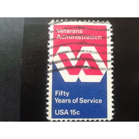 США 1980 эмблема ветеранов администрации