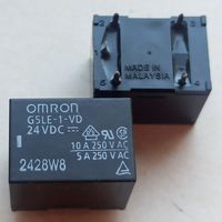 Реле электромагнитное 24 вольта. OMRON 24в. G5LE-1-24 VDC