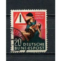 ФРГ - 1953 - Безопасность дорожного движения - [Mi. 162] - полная серия - 1 марка. Гашеная.  (LOT Db32)