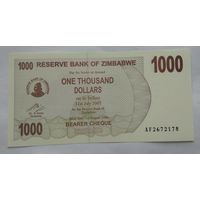 Зимбабве 1000 долларов 2006 г.
