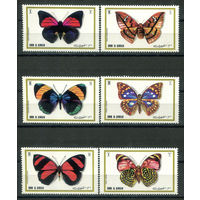 Умм-эль-Кайвайн - 1972г. - Бабочки - полная серия, MNH [Mi 623-628] - 6 марок