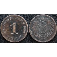 YS: Германия, Рейх, 1 пфенниг 1899A, KM# 10 (1)