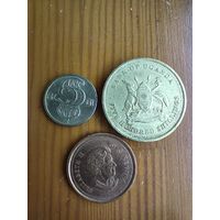 Уганда 500 шилингов 2008, Канада 1 цент 2004, Швеция 10 оре 1979-45
