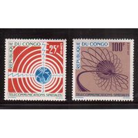 Конго-1963,(Мих.30-31)  **  , Телекоммуникации