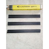 Стержни ЦАК-6 грифели для механических карандашей СССР (15 шт в упаковке)