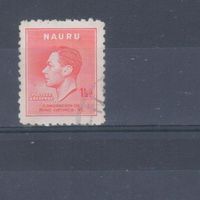 [642] Британские колонии. Науру 1937. Георг VI.Коронация.1,5d. Гашеная марка.