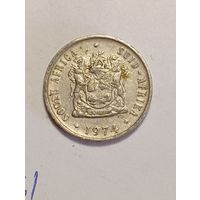 ЮАР  10 центов 1974 года