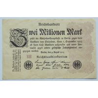 Германия 2 миллиона (2000000) марок 1923 9 августа