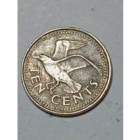 Барбадос 10 центов 2004 года