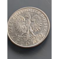Польша 2 злотых 1933 г. с рубля