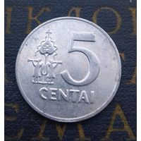 5 центов 1991 Литва #23