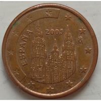 1 евроцент 2005 Испания. Возможен обмен
