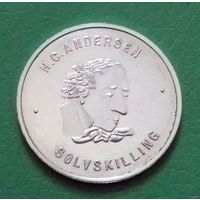 Серебряный скиллинг, Дания 1978 г., серебро