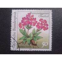 Германия 1991 Цветы Михель-0,7 евро гаш.
