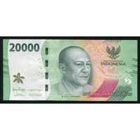 Индонезия 20000 рупий 2022 г. P166. Серия LAZ. UNC