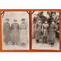 Фото трех военных. 1945 год. 2 шт. Цена за 1. 6.5х10 см