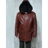Кожаная куртка мужская Весна-Осень-Зима 52-4 размер