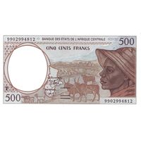 ЦАР 500 франков образца 1999 года UNC p301Ft